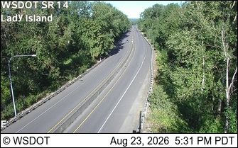 Camas: SR 14 at MP 13.1: Lady Island