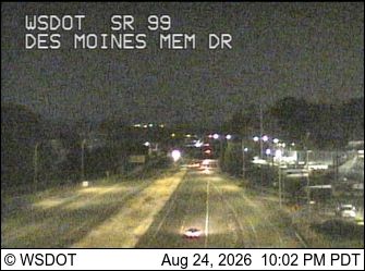 Seattle: SR 99 at MP 24.8: Des Moines Memorial Dr