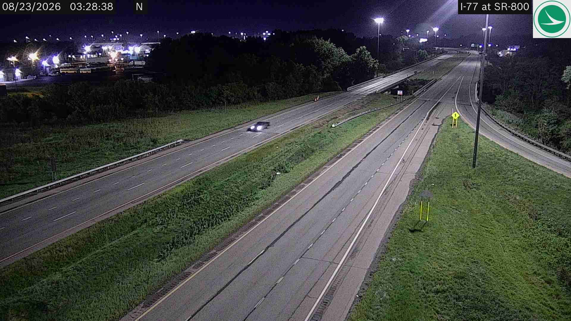 Canton: I-77 at SR-800