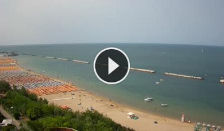 Webcam Gabbice Mare: Beach of Gabicce Mare