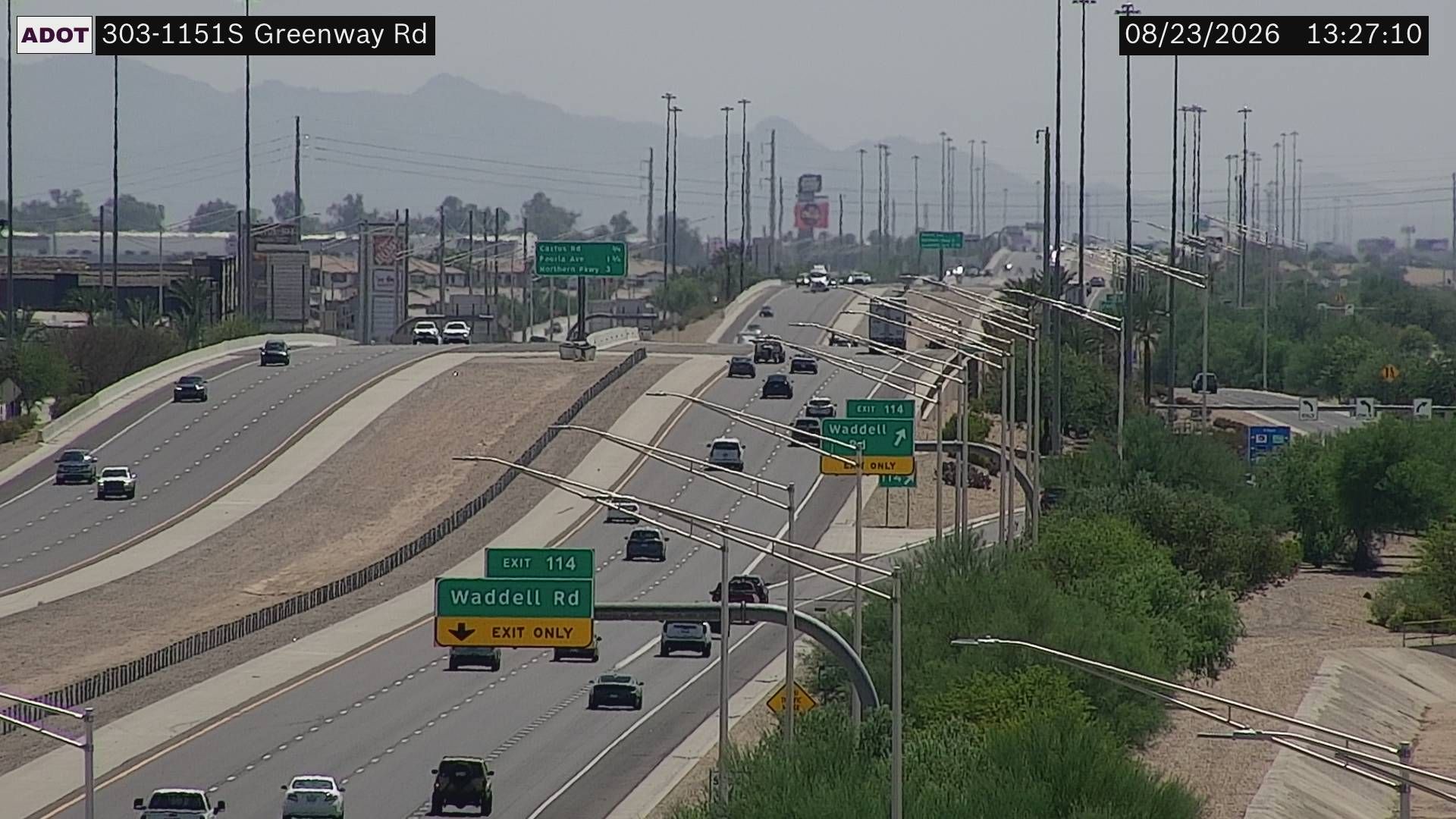Surprise › North: L-303 NB 115.19 @GREENWAY
