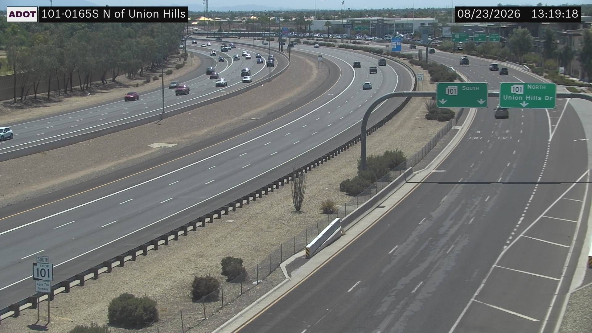 Sun City › South: L-101 SB 16.59 @N of Union Hills Rd
