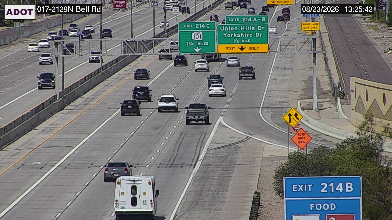 Phoenix › North: I-17 NB 212.92 @Bell