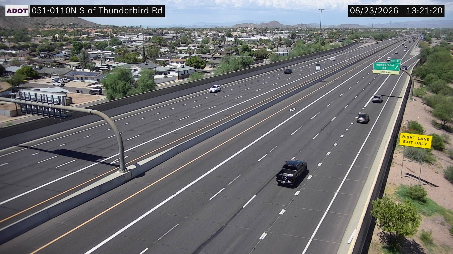 Phoenix › North: SR-51 NB 11.00 @S of Thunderbird Rd