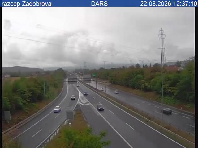 Studenec: A1/E57, Ljubljana - vzhodna obvoznica, razcep Zadobrova