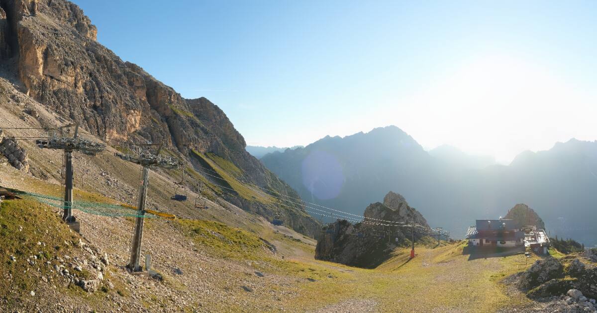 Webcam Cortina d'Ampezzo: PANOMAX Cortina d'Ampezzo - Pomedes (2305m)
