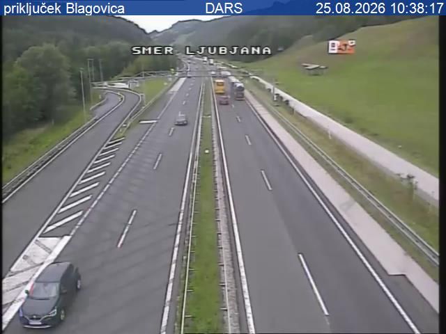 Vrh nad Krasnjo: A1/E57, Maribor - Ljubljana, priključek Blagovica