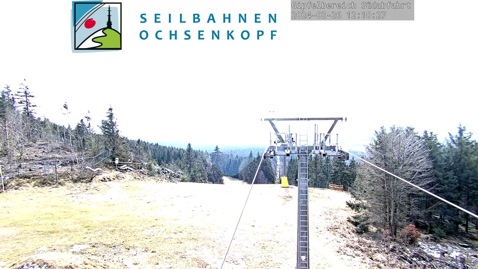 Warmensteinach: Webcam Bergstation Seilbahn Ochsenkopf Süd: Bergstation Seilbahn Ochsenkopf Süd