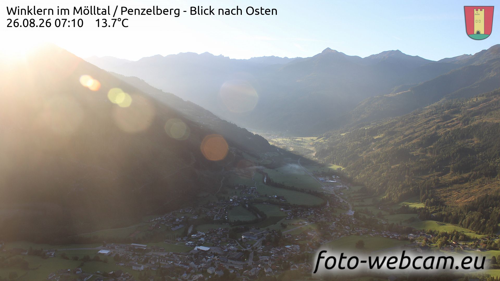 Winklern: im Mölltal - Penzelberg - Blick nach Osten