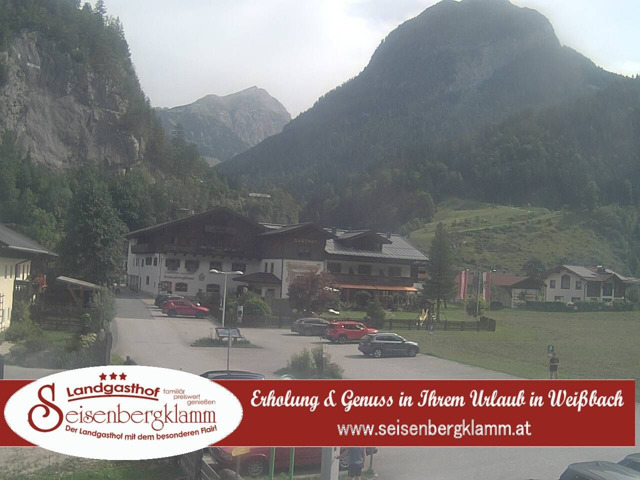 Weissbach bei Lofer: Landgasthof Seisenbergklamm - Naturdenkmal Seisenbergklamm