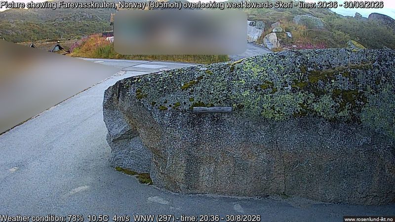 Ljosland › West: Farevassknutan - Vest - Farevassknutan, Åseral