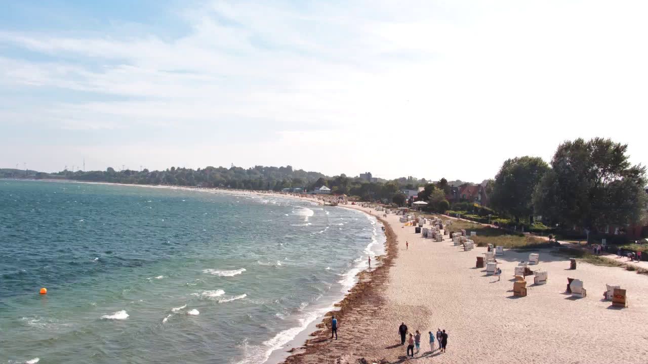 Eckernforde: Livespotting - Webcam am Sandstrand in - an der Ostsee