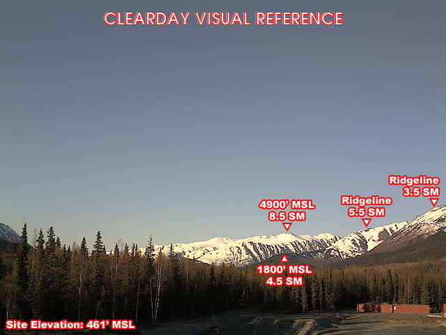 Webcam Cooper Landing, Alaska: Cooper Landing Airfield, View in NorthEastern Direction