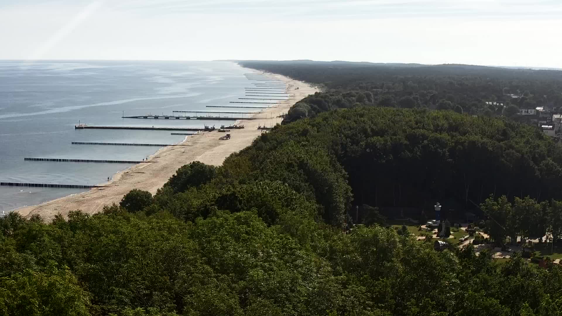 Webcam Niechorze: HD Panorama Beach