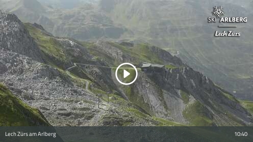 Webcam Lech: Trittkopf Bergstation