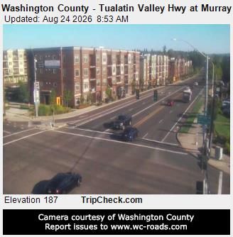 Beaverton: Washington County - Tualatin Valley Hwy at Murray Blvd