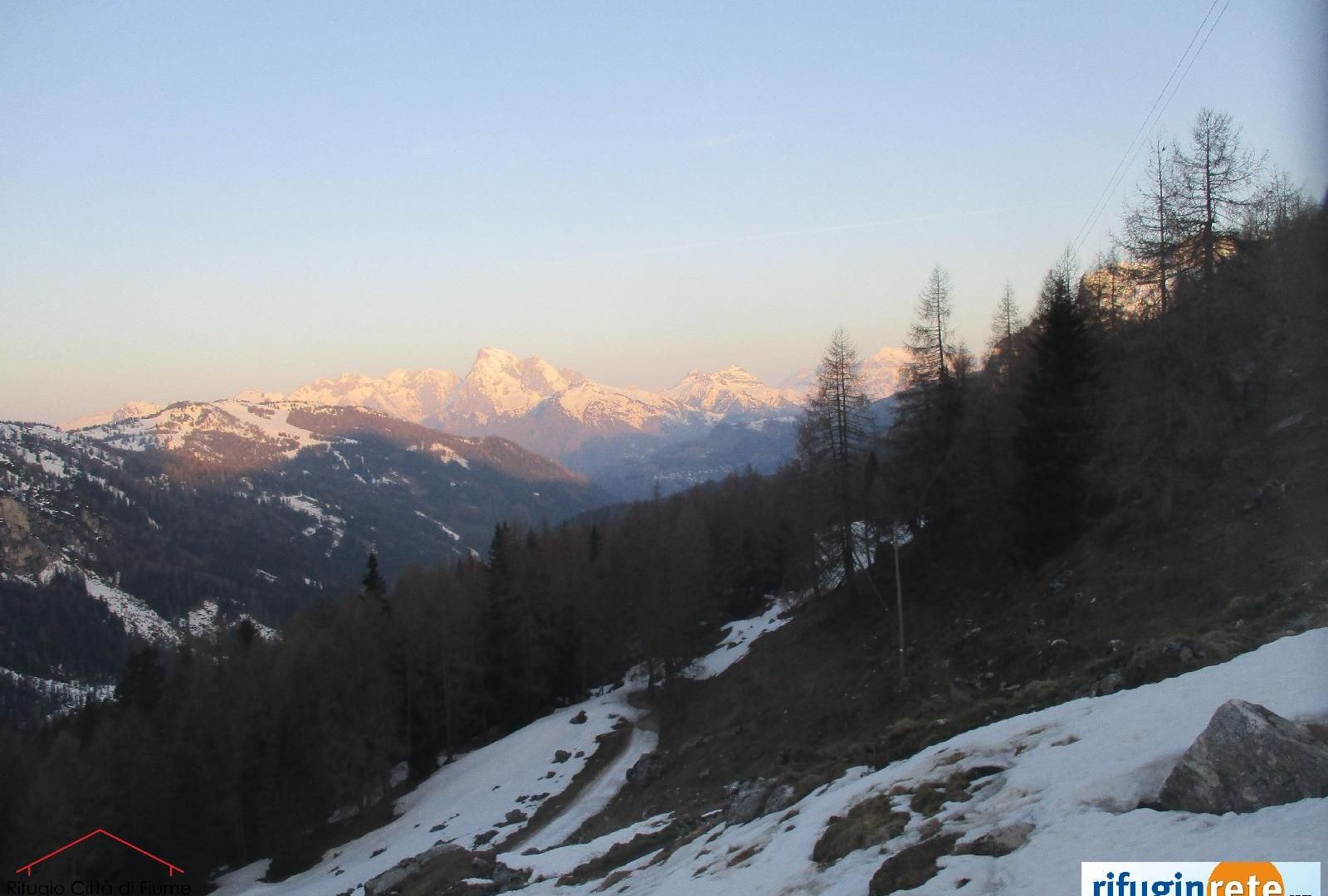 Borca di Cadore › East: Rifugio Città di Fiume