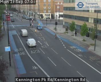 London: Kennington Pk Rd/Kennington Rd