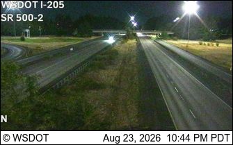 Vancouver: I-205 at MP 30.9: SR 500 Interchange Camera