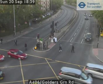 London: A406/Golders Grn Rd