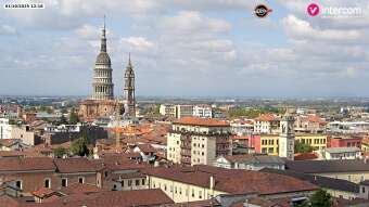 Webcam Novara: Basilica S.Gaudenzio - Monte Rosa