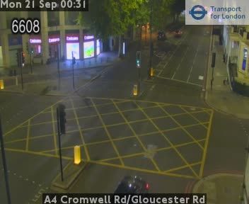 London: A4 Cromwell Rd/Gloucester Rd