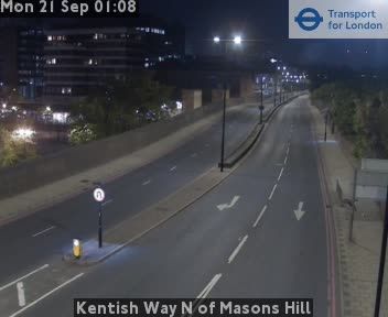 Croydon: Kentish Way N of Masons Hill