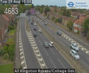 Sutton: A3 Kingston Bypass/College Gds