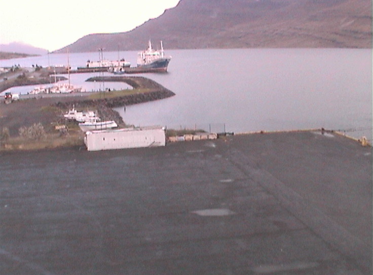Webcam Reyðarfjörður: Port of Reyðarfjörður