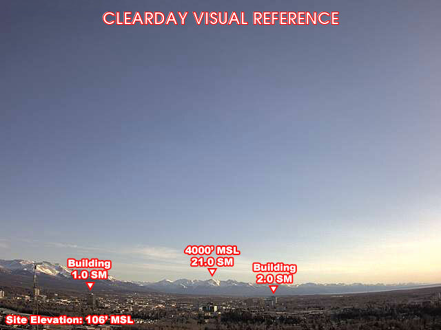 Webcam Anchorage, Alaska: Anchorage International Airport (PANC), View in Southern Direction