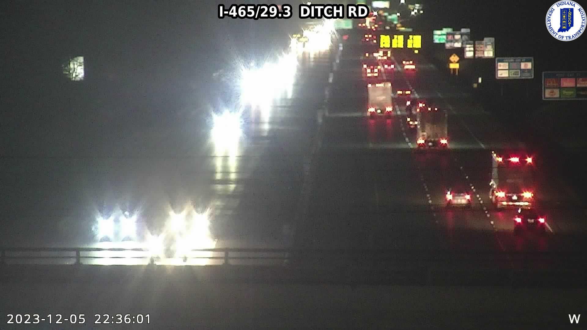 Indianapolis: I-465: I-465/29.3 DITCH RD