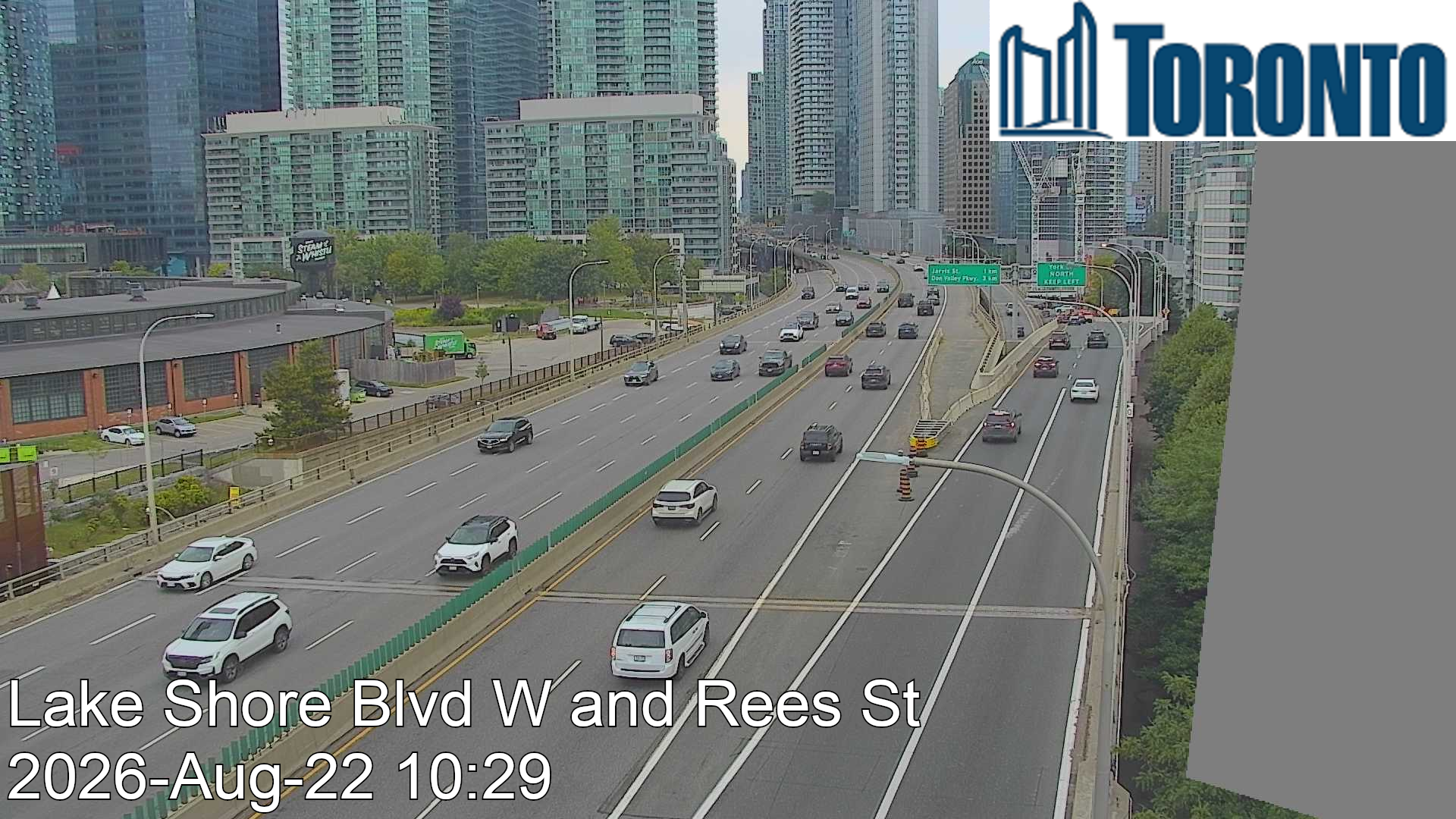 Old Toronto: Gardiner Expwy near Rees St