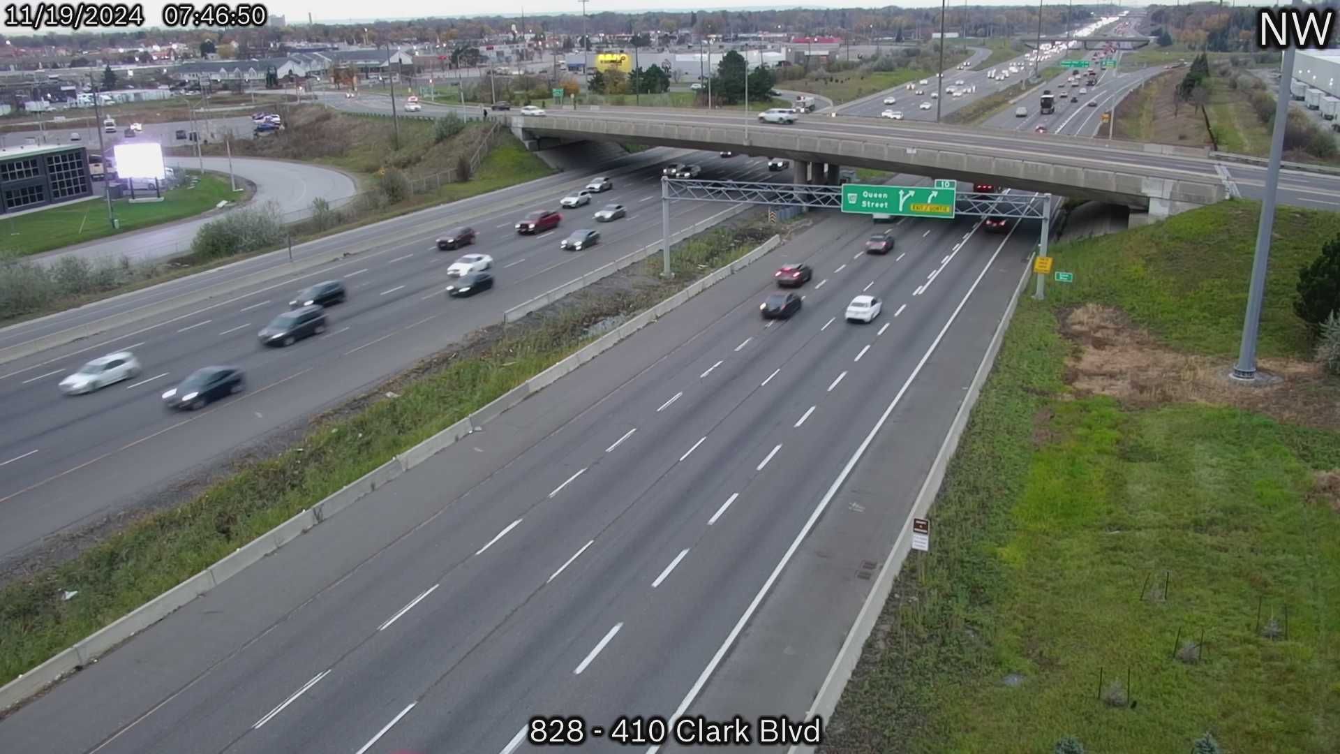 Brampton: Highway 410 near Clark Boulevard