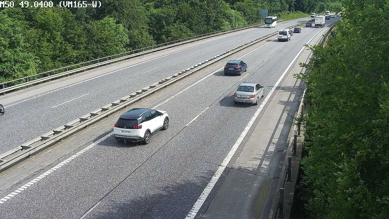 Webcam Kristiansdal: Traffic E45, Vojens