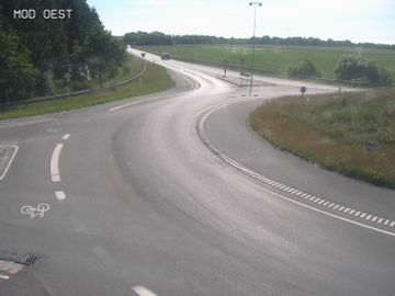 Ejstrupholm: Brandevej - Ikastvej, Blickrichtung Ost