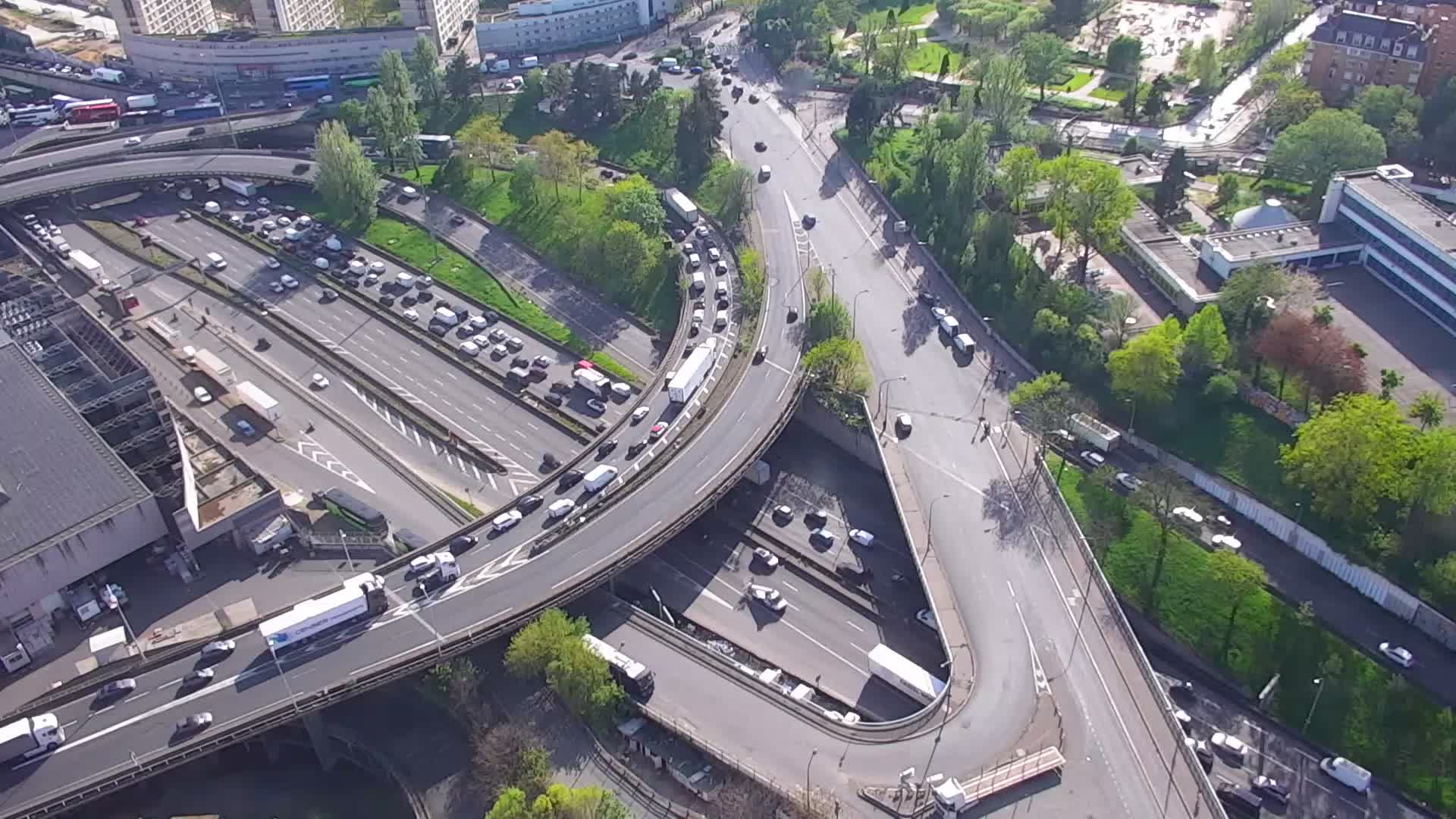 Webcam Bagnolet: Porte de Bagnolet vers A3