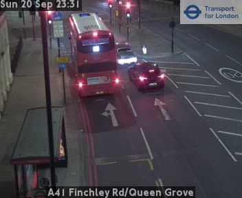 London: A41 Finchley Rd/Queen Grove