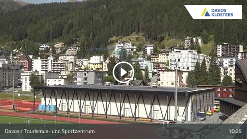 Webcam Davos Platz: View over Davos Platz