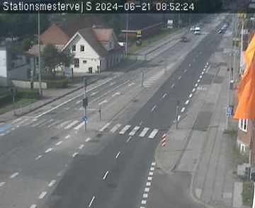 Aalborg: Hobrovej Ecke Stationsmestervej, Richtung Nord