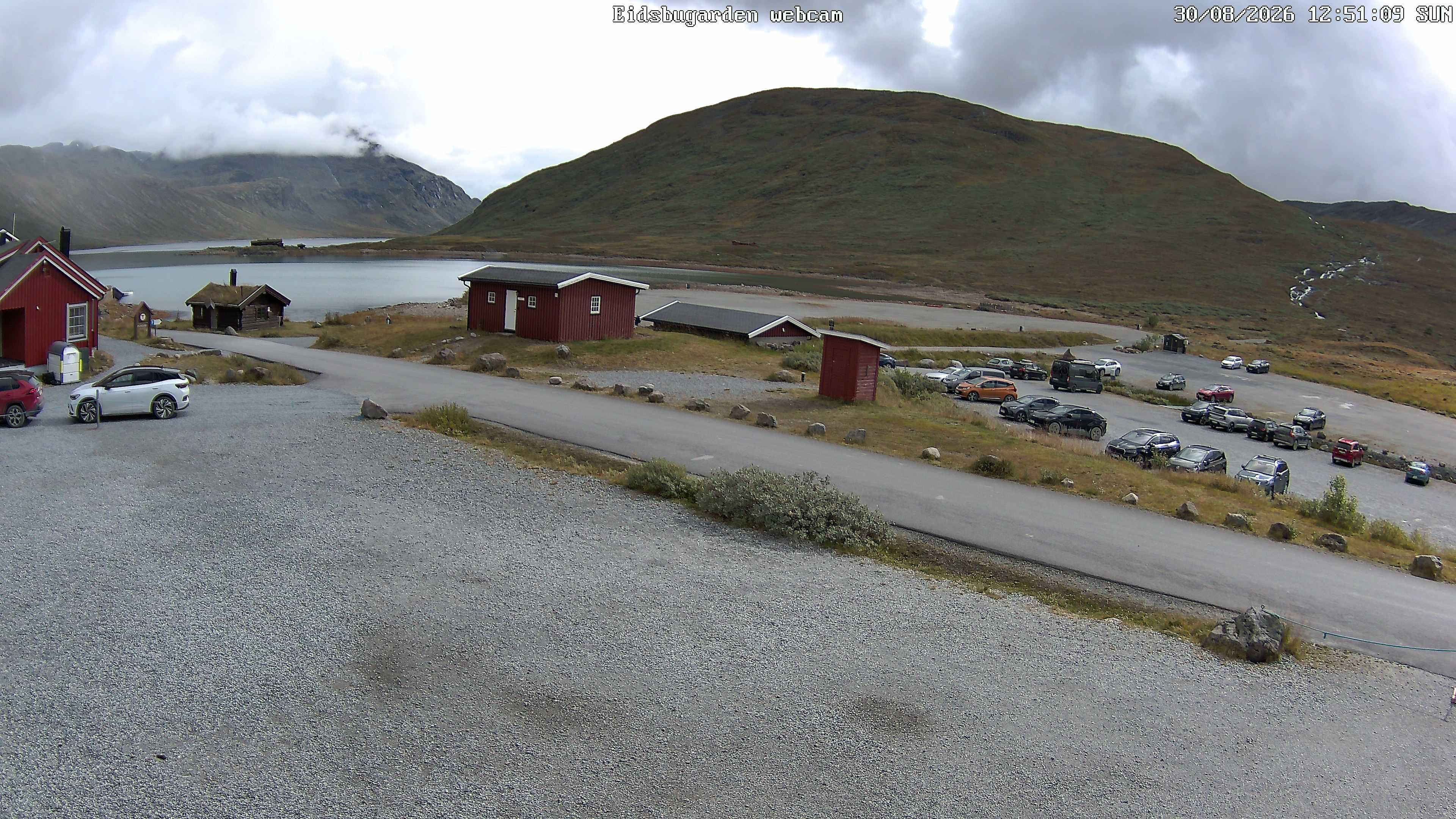 Webcam Eidsbugarden: Lake Bygdin