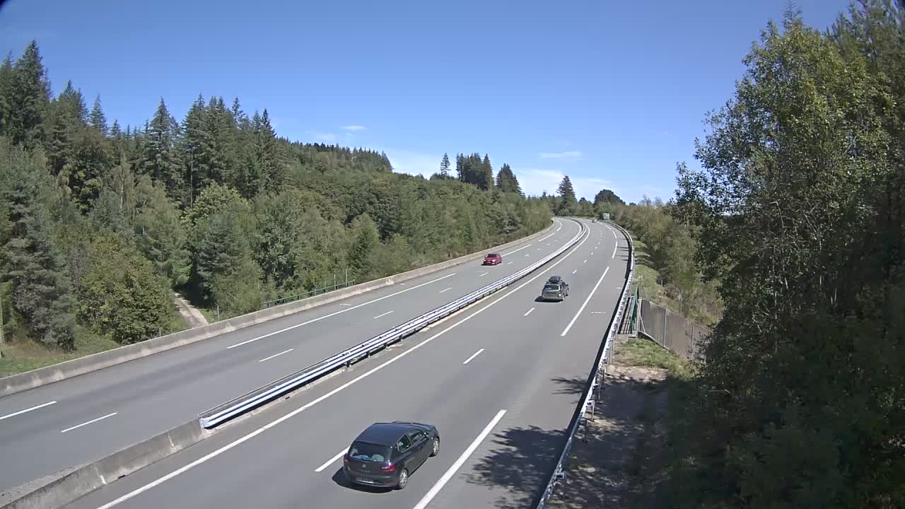 Webcam Égletons: A89, près d'Egletons, vue orientée vers Lyon