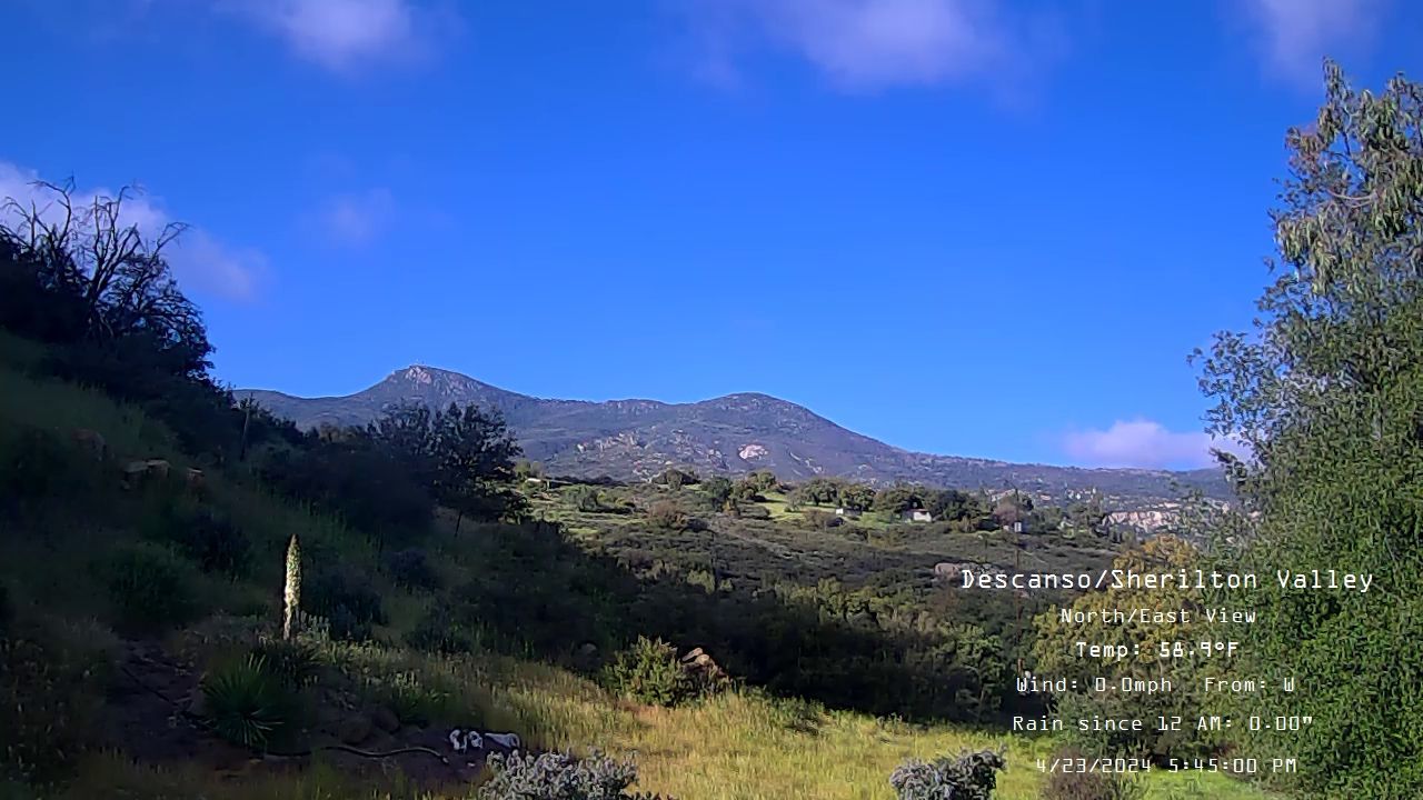Stallion Oaks › North: Cuyamaca Peak