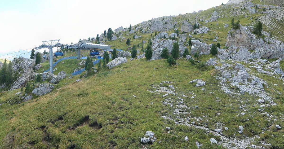 Webcam Selva di Val Gardena: PANOMAX Città dei Sassi (2257 m), Val Gardena