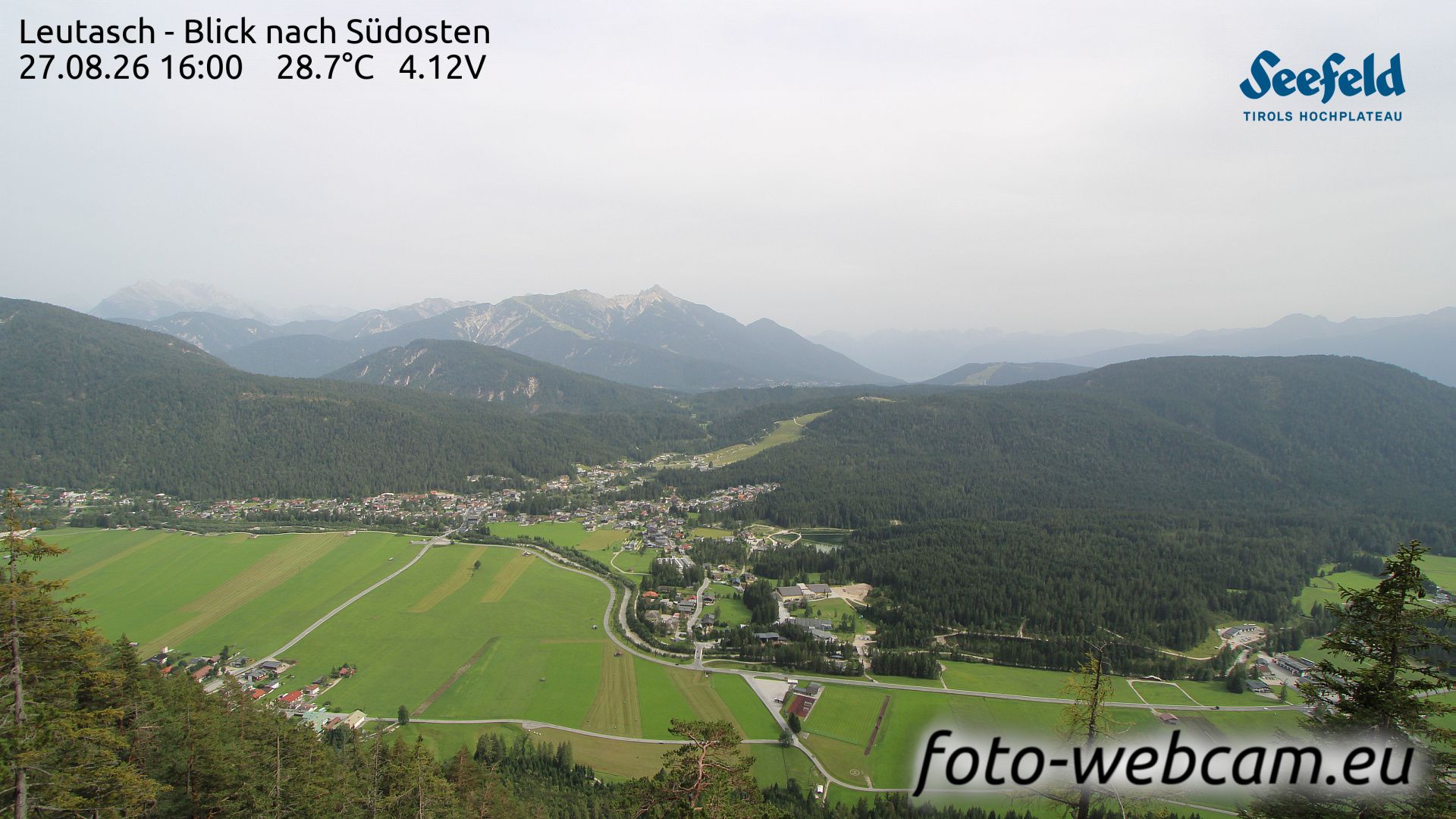 Gemeinde Leutasch: Leutasch - Blick nach Südwesten