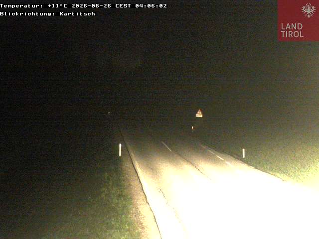 Webcam Kartitscher Sattel: B111, Gailtalstraße