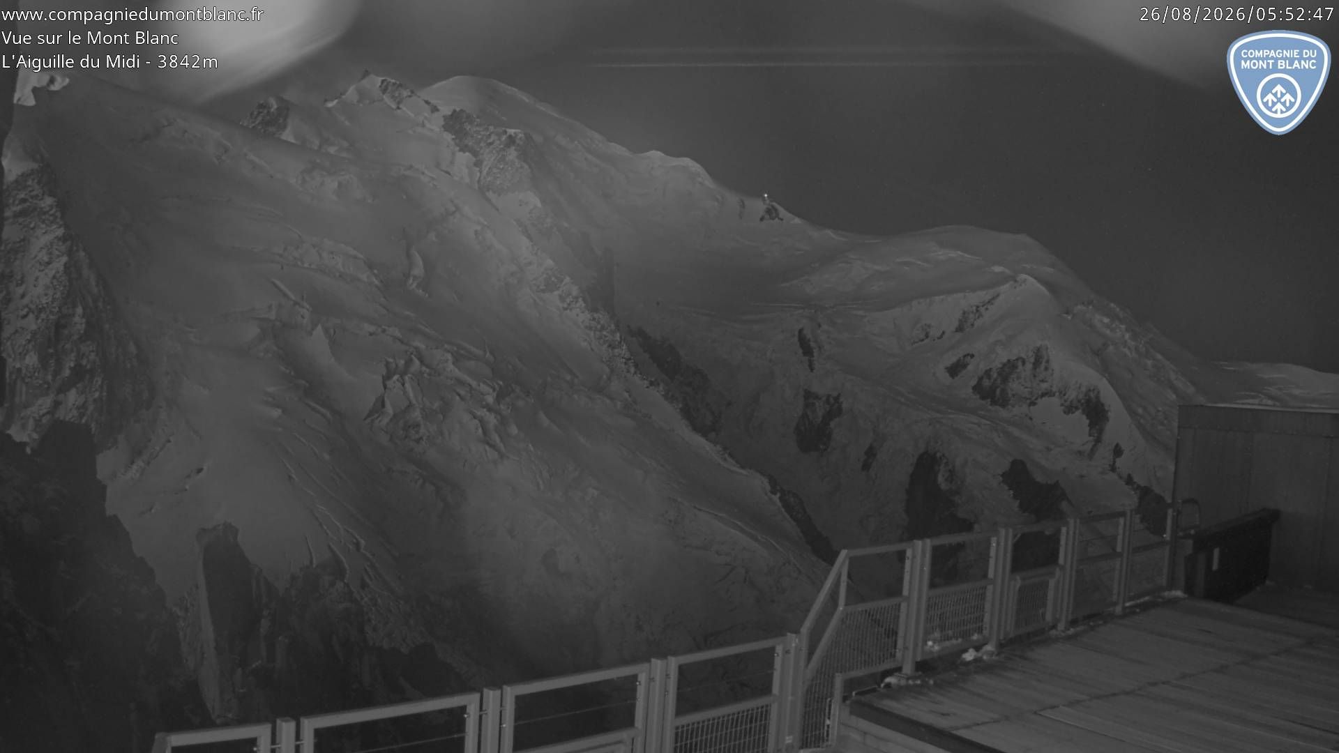 Les Bossons: Mont-Blanc from Aiguille du Midi