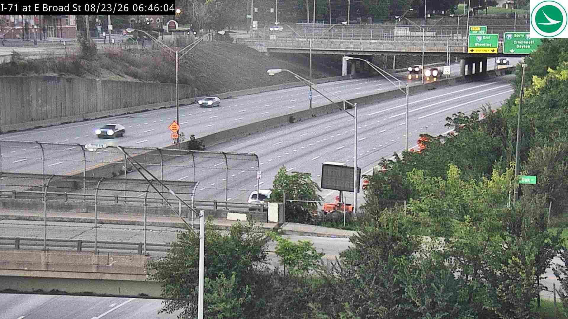 Jefferson Avenue Historic District: I-71 at E Broad St