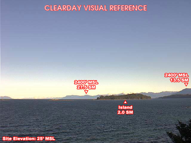 Webcam Cape Fanshaw, Alaska: Cape Fanshaw Airfield, View in Northern Direction
