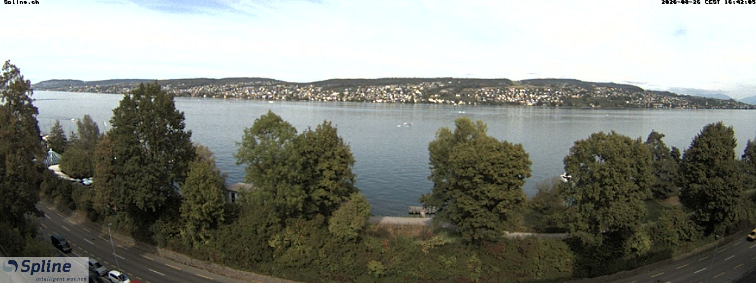 Thalwil: Panorama Webcam - Zürichsee