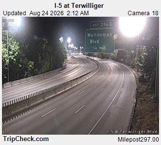 Burlingame: I-5 at Terwilliger